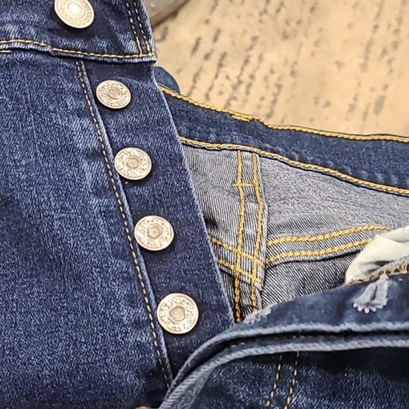 Levi's 501 button fly high rise skinny jeans - Picture 6 of 9